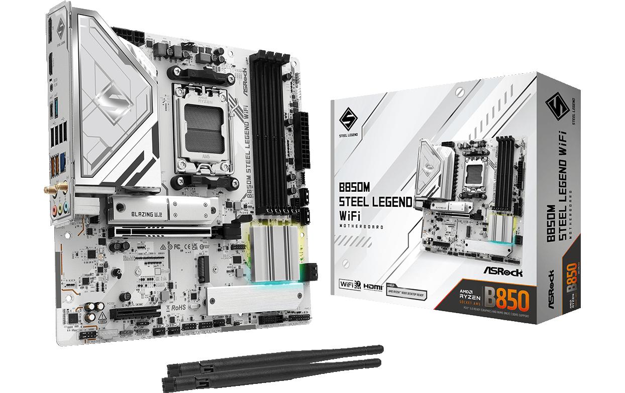 ASRock Mainboard B850M Steel Legend WiFi
