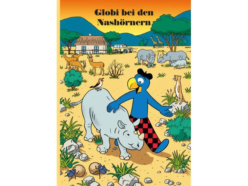 Globi Verlag Bilderbuch Globi bei den Nashörnern Globi Verlag Bilderbuch Globi bei den Nashörnern