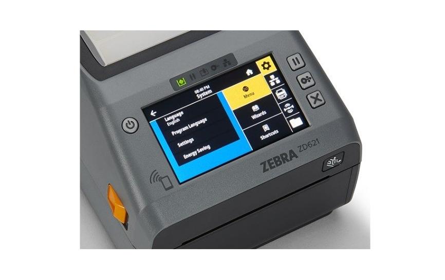 Zebra Technologies Etikettendrucker ZD621t 203 dpi LCD Peeler USB,RS232,LAN,BT