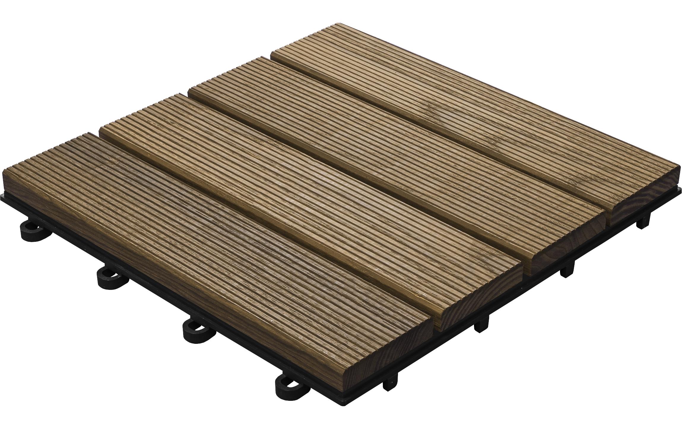 Florco Balkon-& Terrassenplatten Esche, 4 Latten 30 x 30, 6 Stk. Florco Balkon-& Terrassenplatten Esche, 4 Latten 30 x 30, 6 Stk.