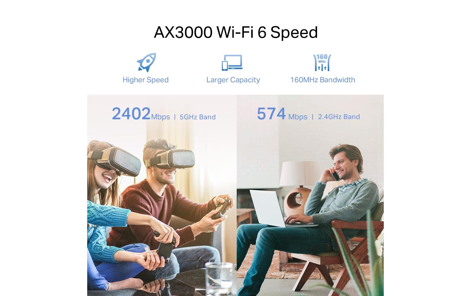 TP-Link WLAN-Mesh-Repeater RE705X Wi-Fi 6