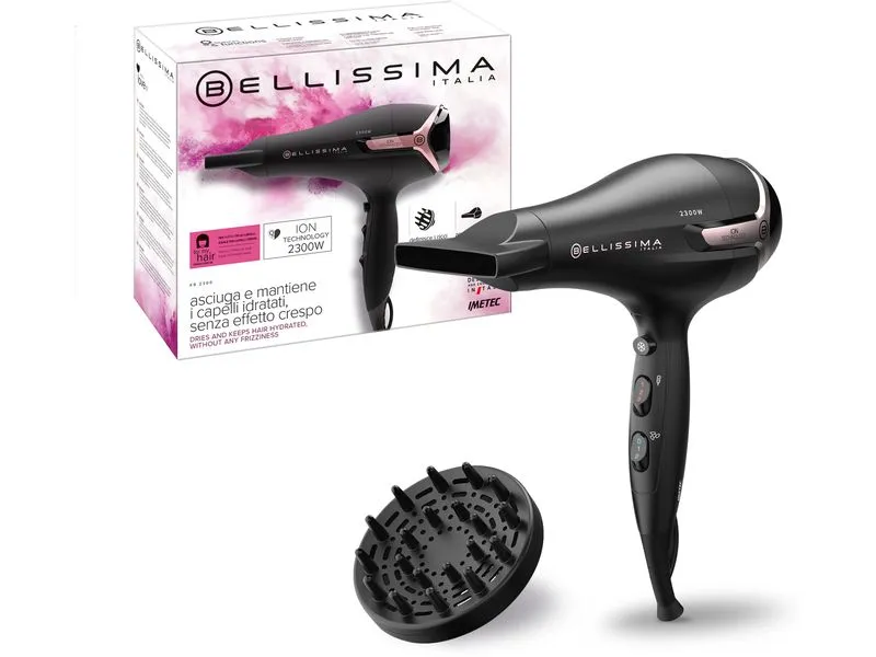 Bellissima Haartrockner K9 2300 Schwarz Bellissima Haartrockner K9 2300 Schwarz