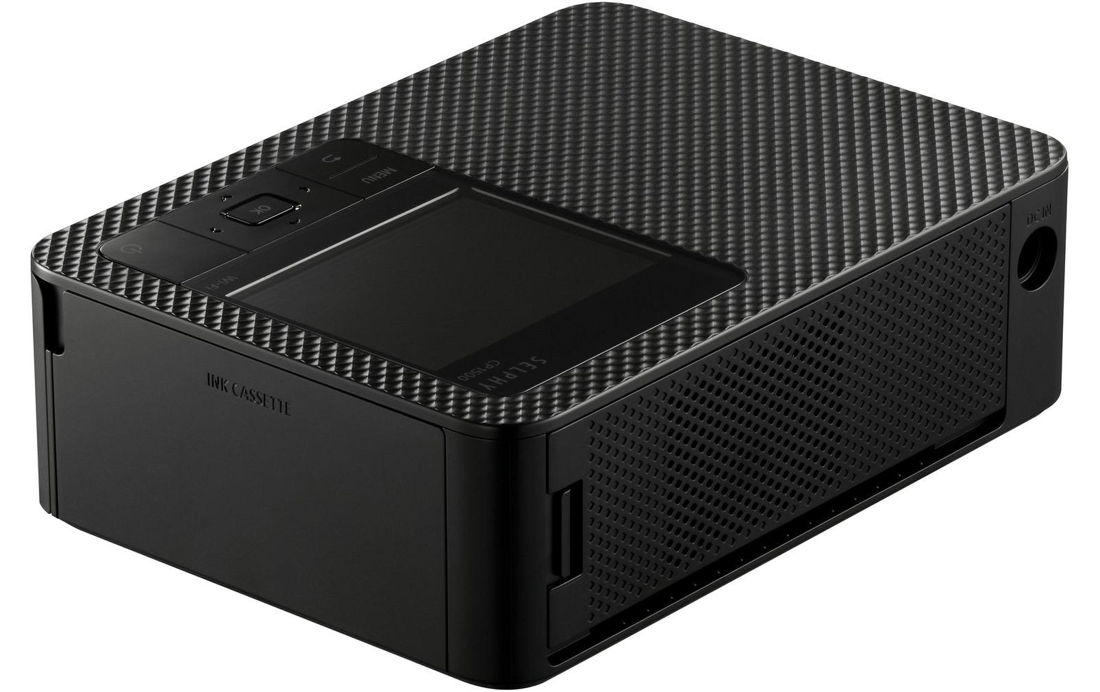 Canon Fotodrucker Selphy CP1500 Schwarz inkl. Papier und Tinte