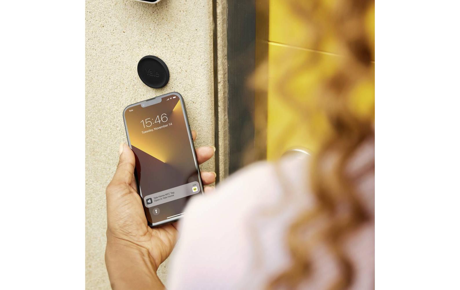 Yale Schloss Linus L2 Smart Lock, CH+EU-Zylinder, Schwarz