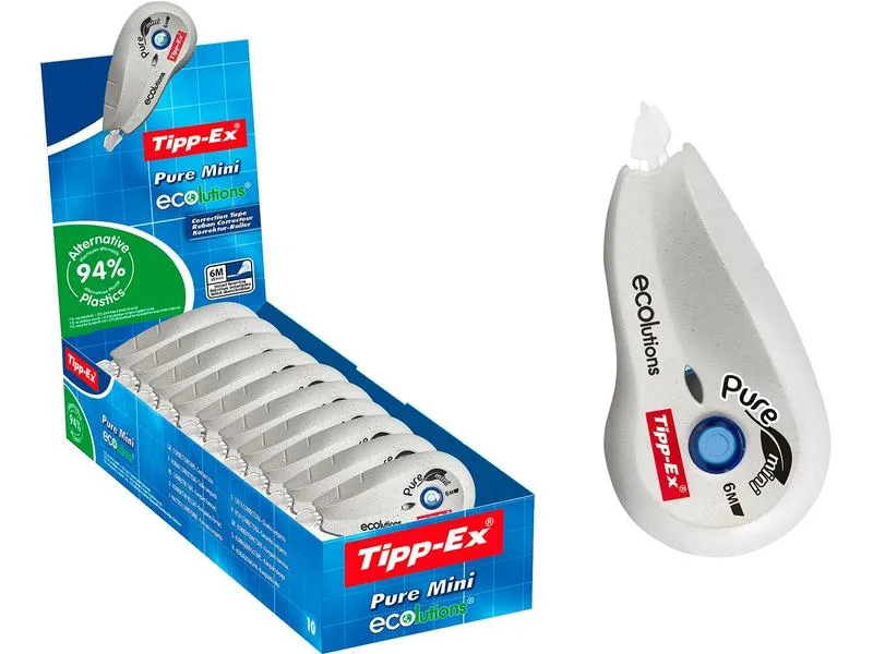 Tipp-Ex Korrekturroller Pure Mini Ecolutions 5 mm, 10 Stück Tipp-Ex Korrekturroller Pure Mini Ecolutions 5 mm, 10 Stück