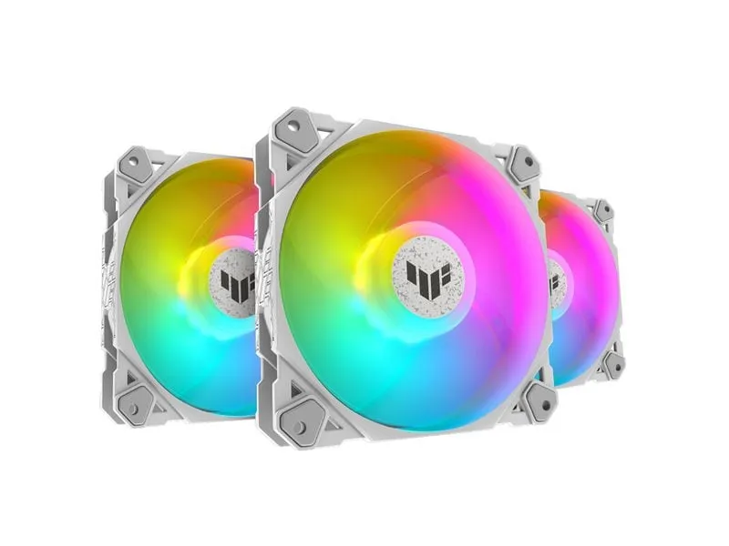 ASUS PC-Lüfter TUF GAMING TF120 ARGB 3IN1 Weiss ASUS PC-Lüfter TUF GAMING TF120 ARGB 3IN1 Weiss