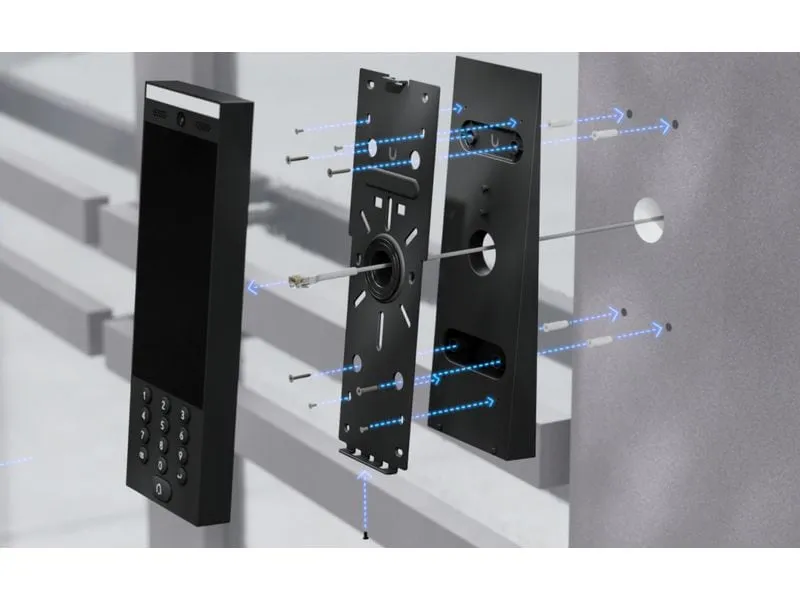 Ubiquiti Montageplatte UniFi UACC-Intercom-SAM Winkelmontage Ubiquiti Montageplatte UniFi UACC-Intercom-SAM Winkelmontage