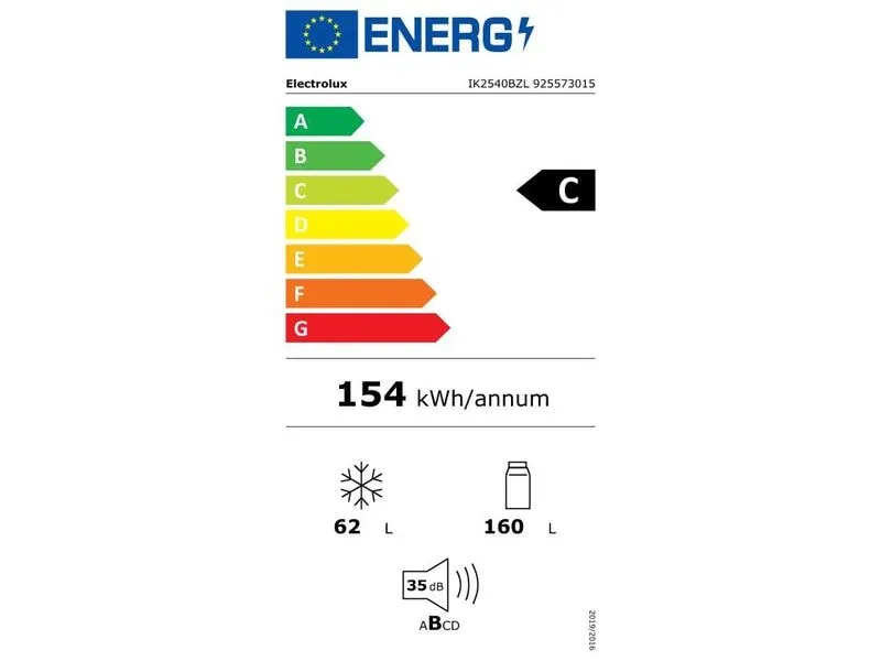 Electrolux Einbau-Kühl-Gefrierkombination IK2540BZL Links/Wechselbar Electrolux Einbau-Kühl-Gefrierkombination IK2540BZL Links/Wechselbar