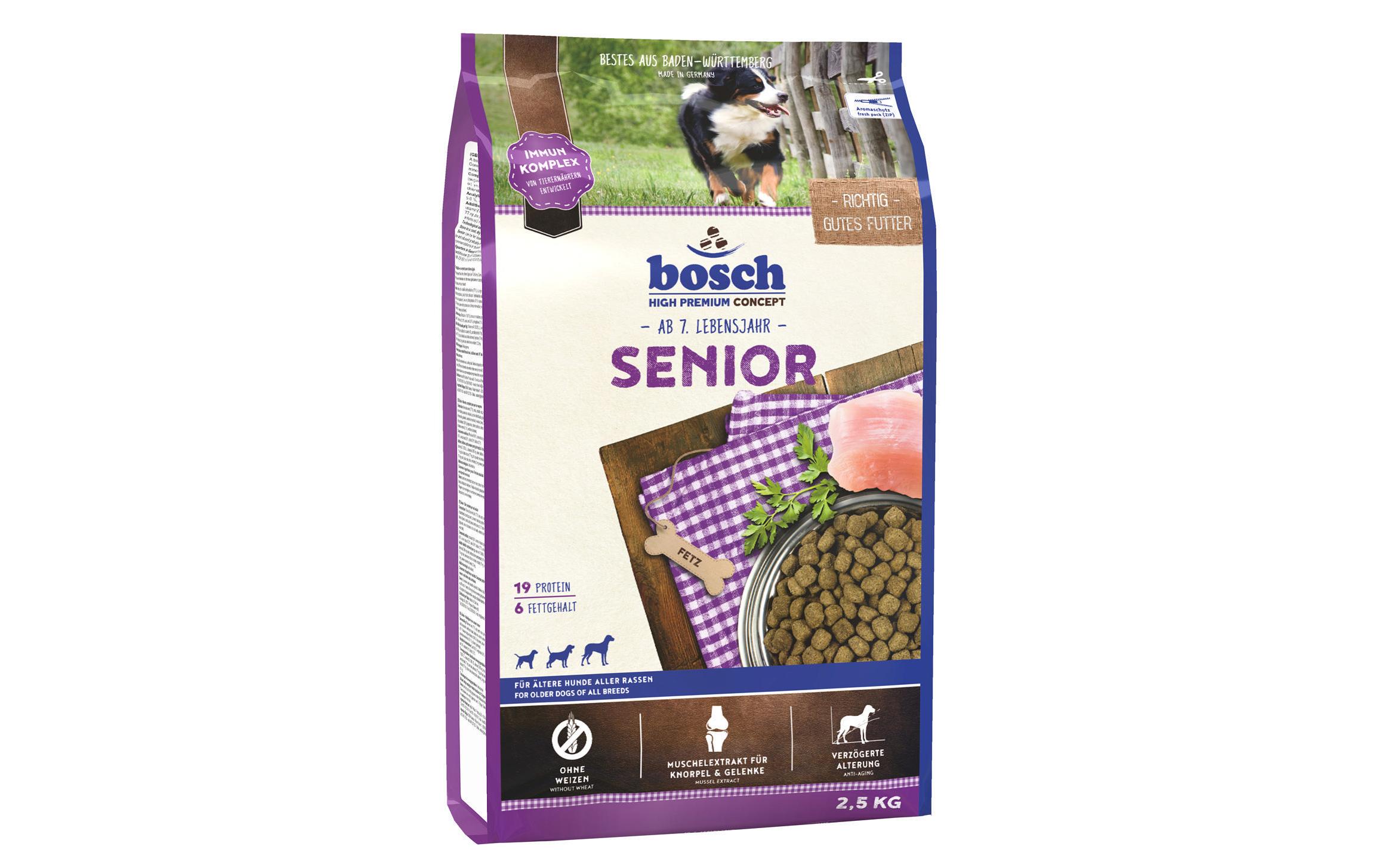 Bosch Tiernahrung Trockenfutter Senior 2.5 kg