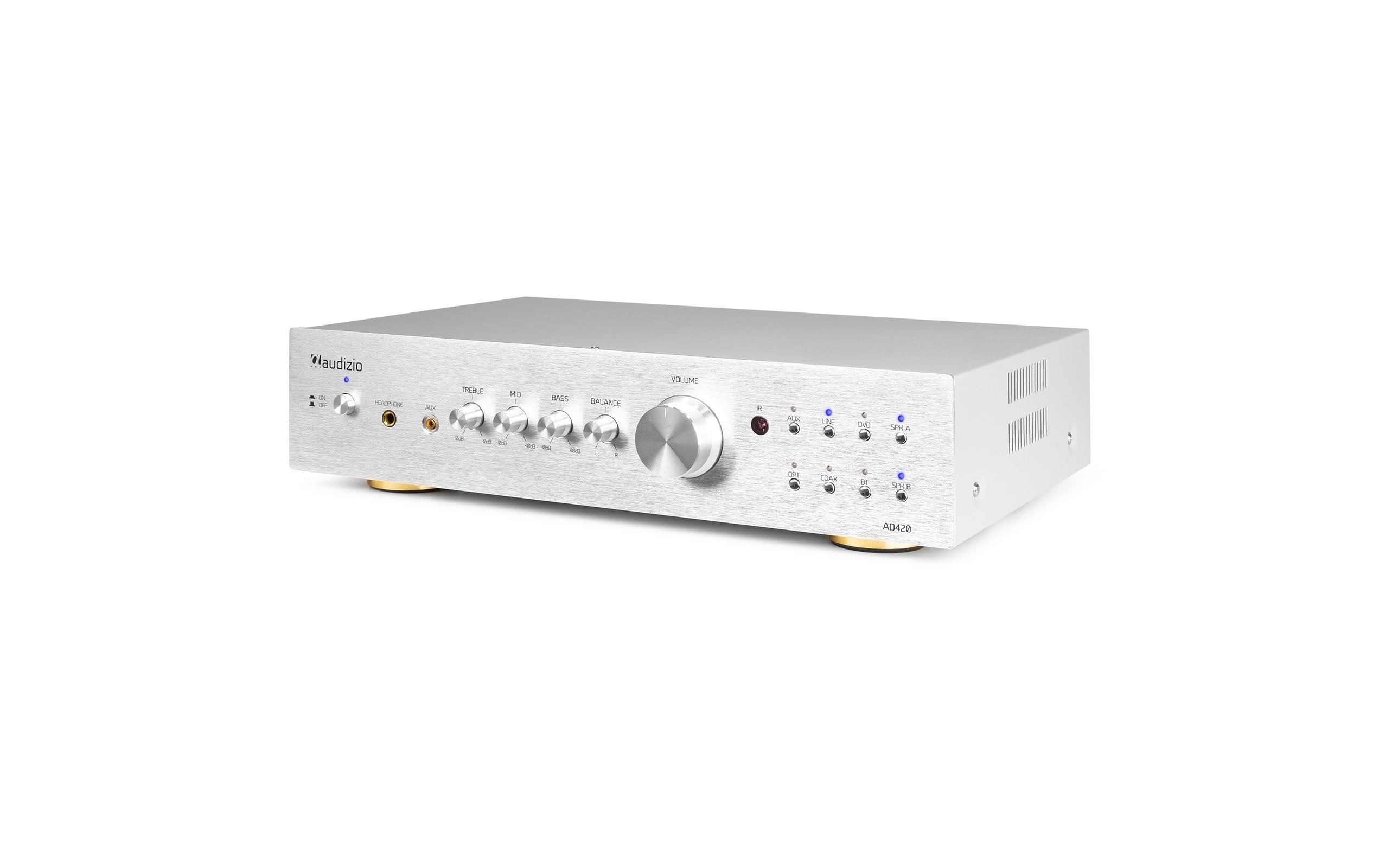 Audizio Stereo-Verstärker AD420A Silber Audizio Stereo-Verstärker AD420A Silber