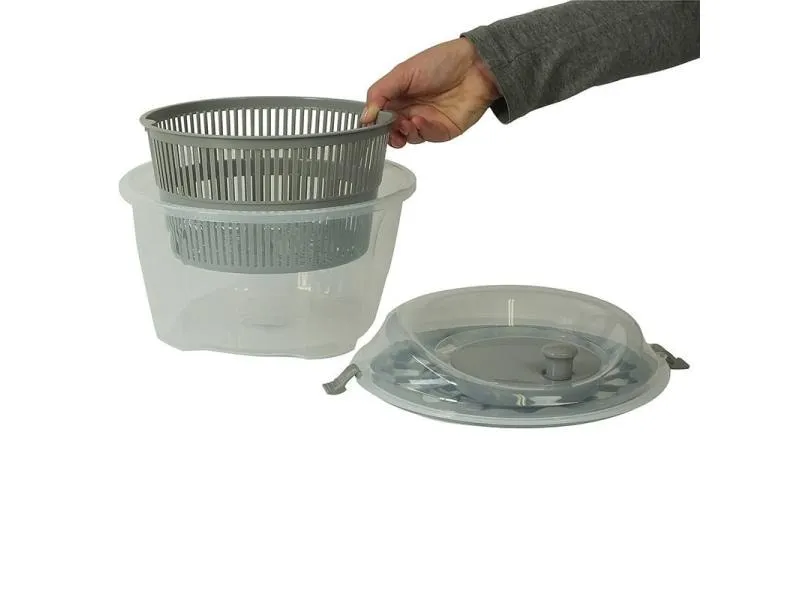 Kela Salatschleuder Mailin 24.5 cm, Grau