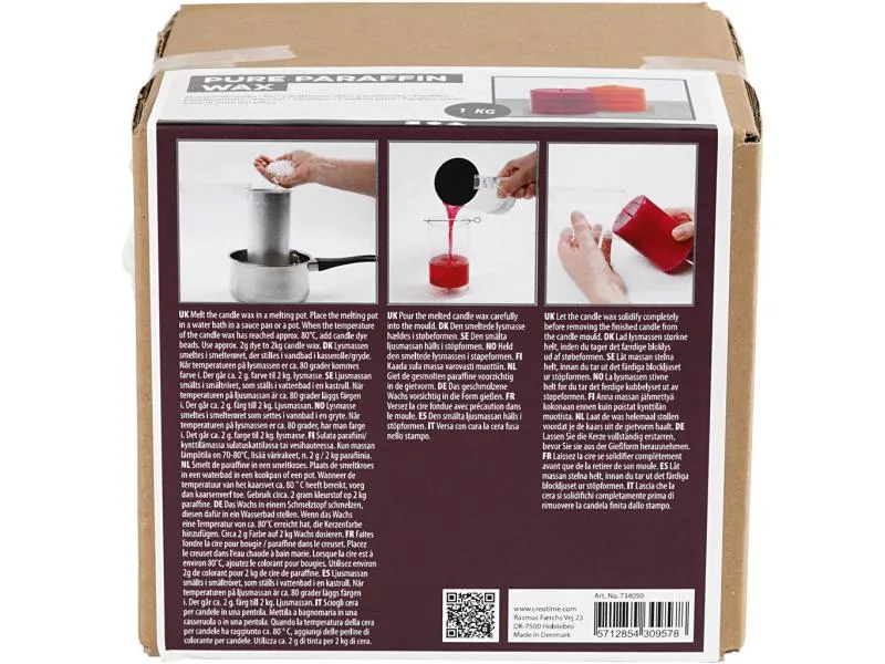 Creativ Company Wachs Paraffin 1 kg Granulat Creativ Company Wachs Paraffin 1 kg Granulat