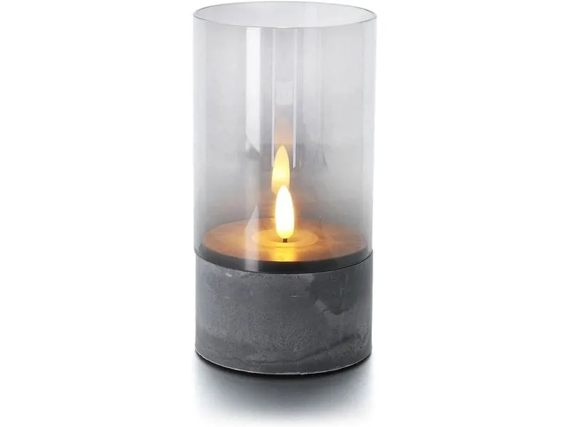 balthasar LED Kerze Gracia, Grau balthasar LED Kerze Gracia, Grau