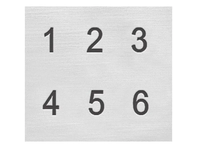 ImpressArt Prägestempel Set 3 mm Zahlen 1-9, 9 Stück ImpressArt Prägestempel Set 3 mm Zahlen 1-9, 9 Stück