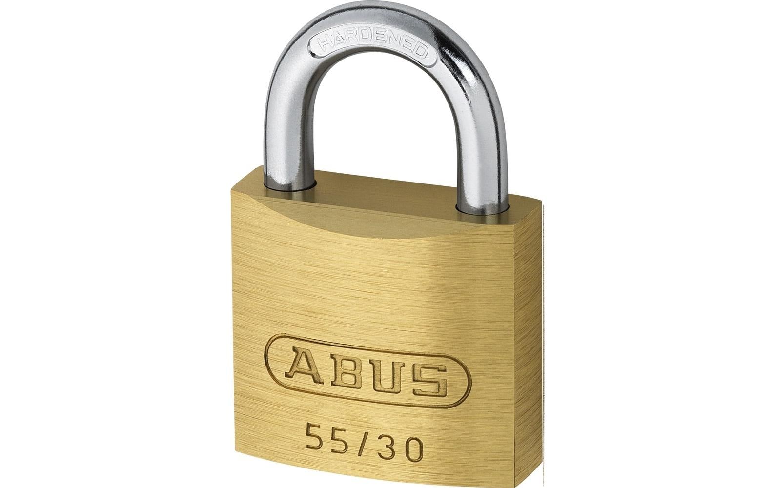 Abus Vorhängeschloss 55/30 Gold Messing Abus Vorhängeschloss 55/30 Gold Messing
