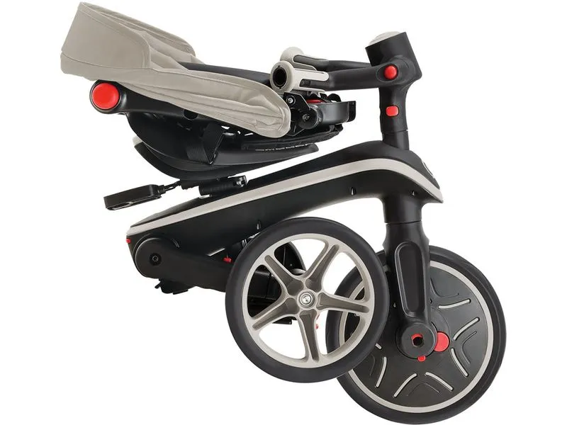 GLOBBER Trike Explorer Foldable 4 in 1, Taupe GLOBBER Trike Explorer Foldable 4 in 1, Taupe