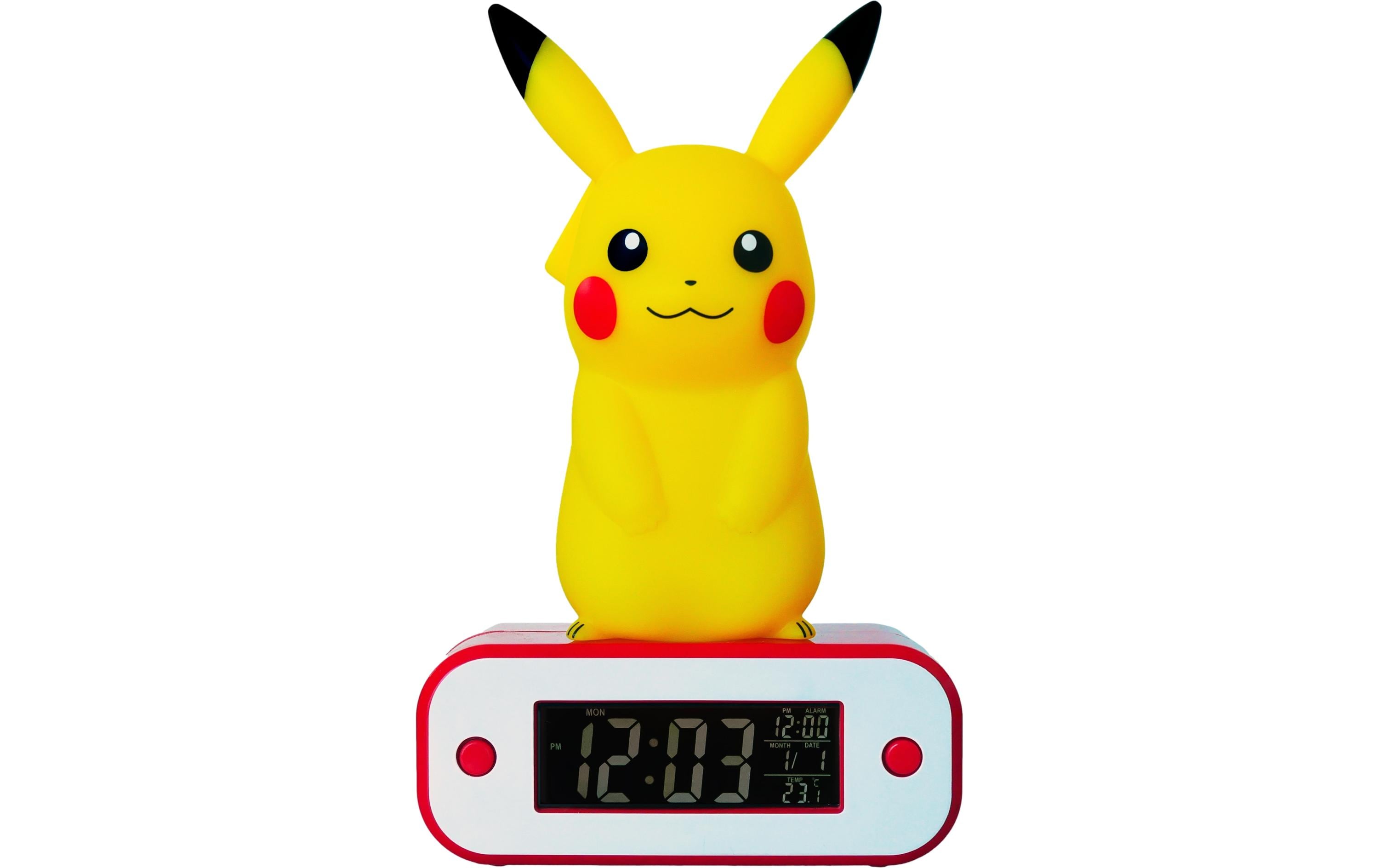 Teknofun Wecker Pikachu mit LED-Lampe