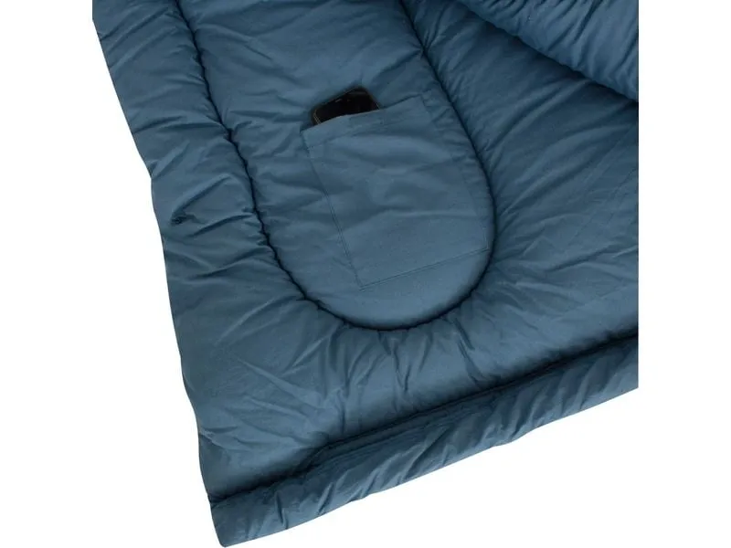 Eurotrail Texel Deckenschlafsack Polyester, Grau/Blau Eurotrail Texel Deckenschlafsack Polyester, Grau/Blau