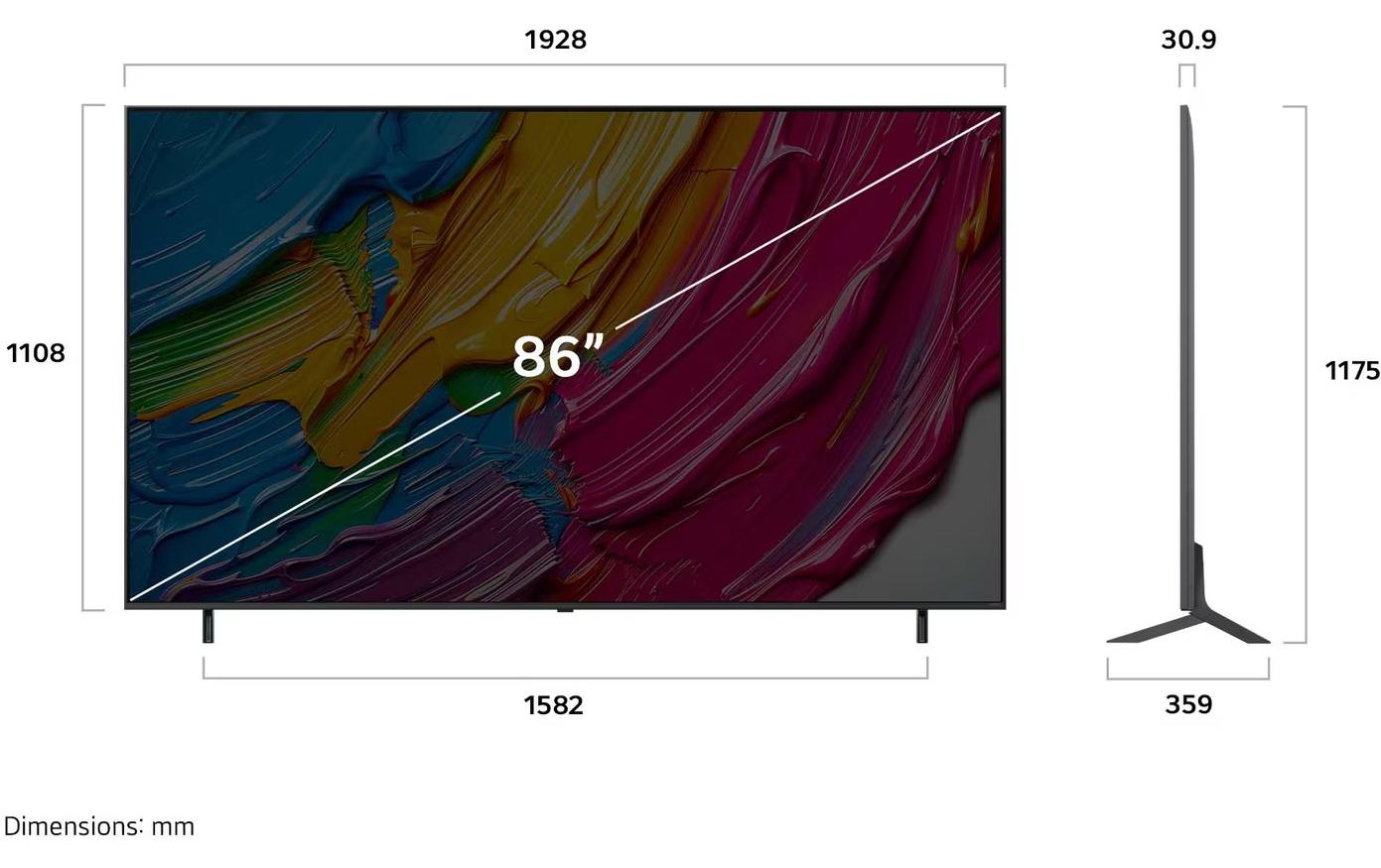 LG TV 86QNED80A6A 86, 3840 x 2160 (Ultra HD 4K), QNED LG TV 86QNED80A6A 86, 3840 x 2160 (Ultra HD 4K), QNED