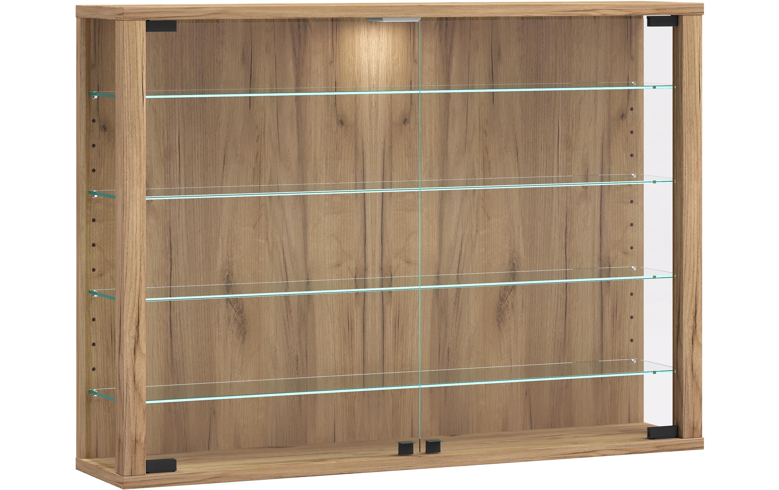 VCM Vitrine Vitrosa L 82.6 x 59.9 cm, Honig-Eiche