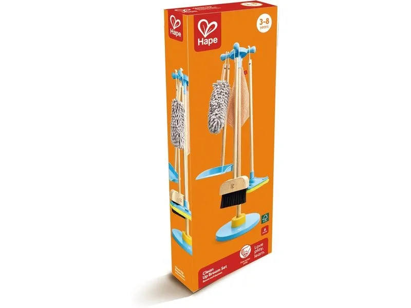 Hape Reinigungs-Spielzeug Clean Up Broom Set Hape Reinigungs-Spielzeug Clean Up Broom Set