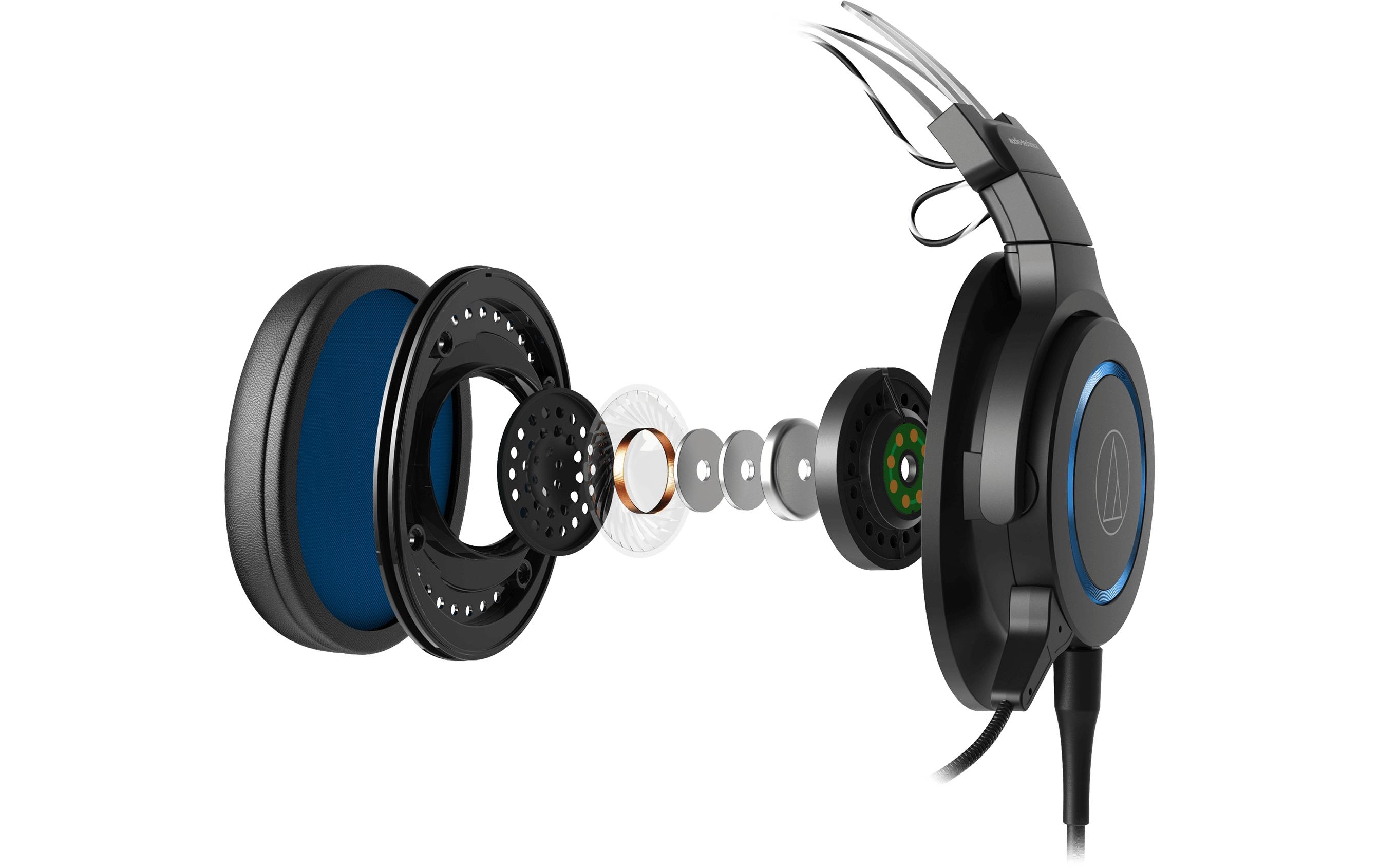 Audio-Technica Headset ATH-G1 Schwarz