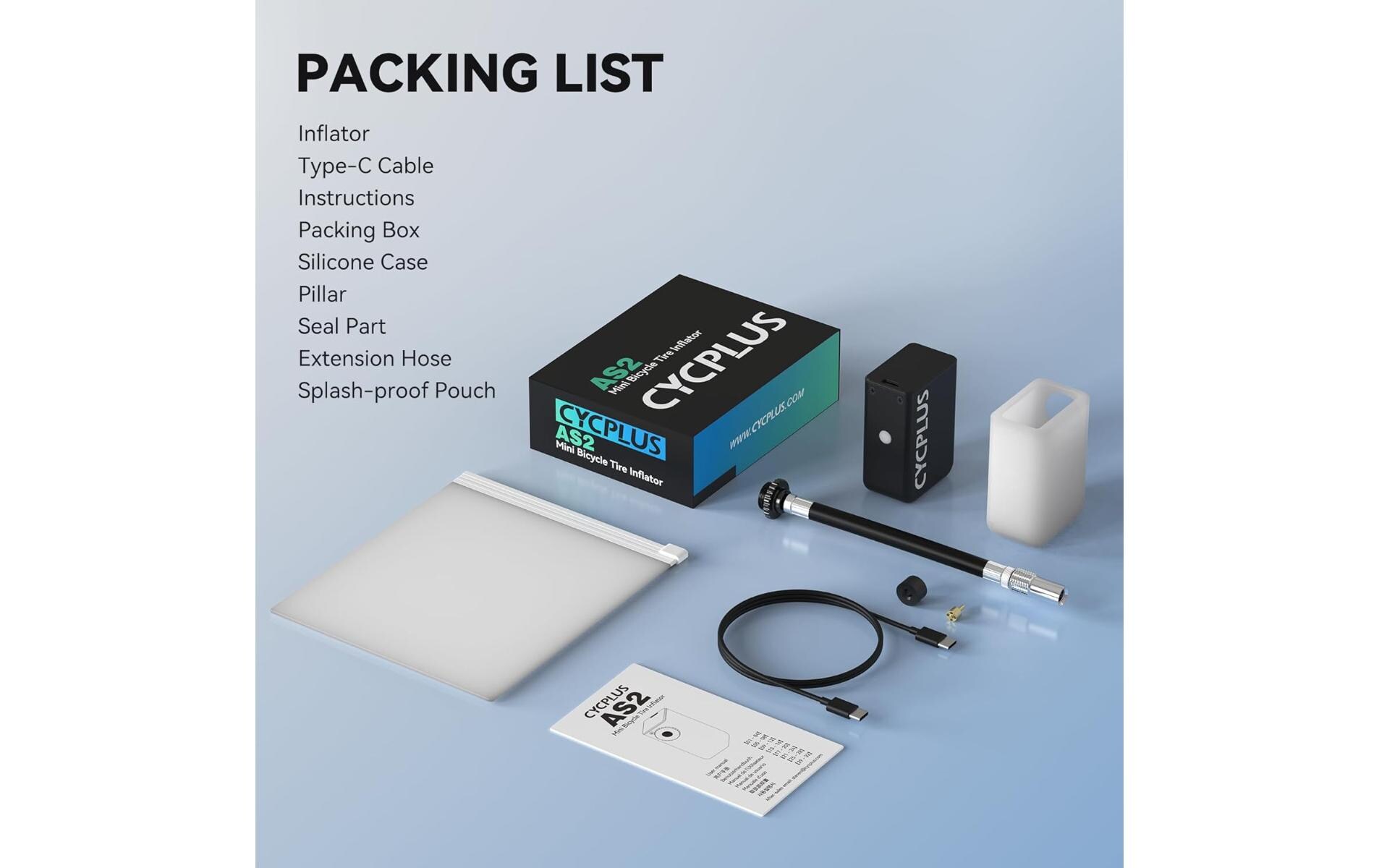 CYCPLUS Minipumpe CYC AS2 Black