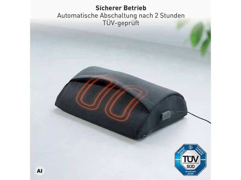 Leitz Leitz iComfi Beheizbare Fussstütze Dunkelgrau Beheizbar Leitz Leitz iComfi Beheizbare Fussstütze Dunkelgrau Beheizbar