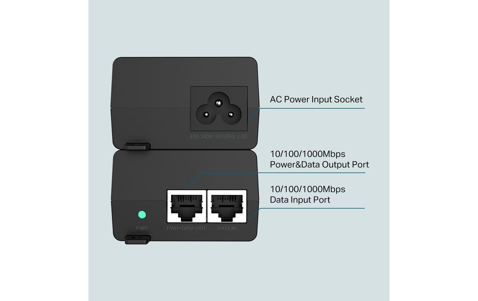 TP-Link PoE+ Injector TL-POE160S