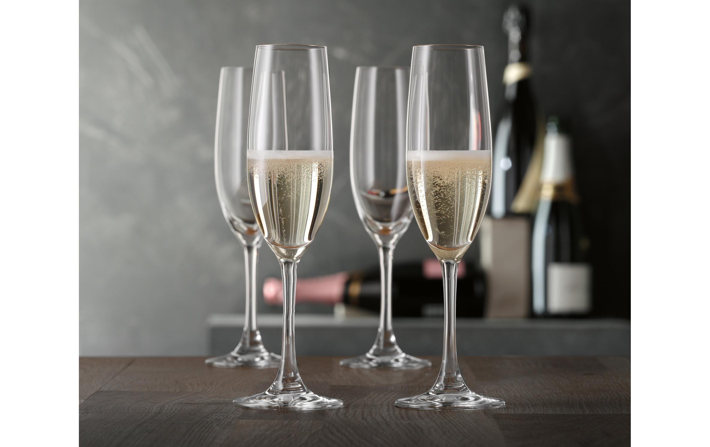 Spiegelau Champagnerglas Winelovers 190 ml, 4 Stück, Transparent