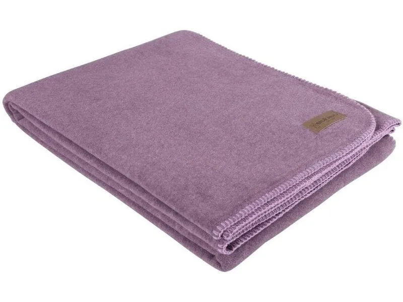 Eskimo Decke Edelvelours Lavendel, 100 x 150 cm