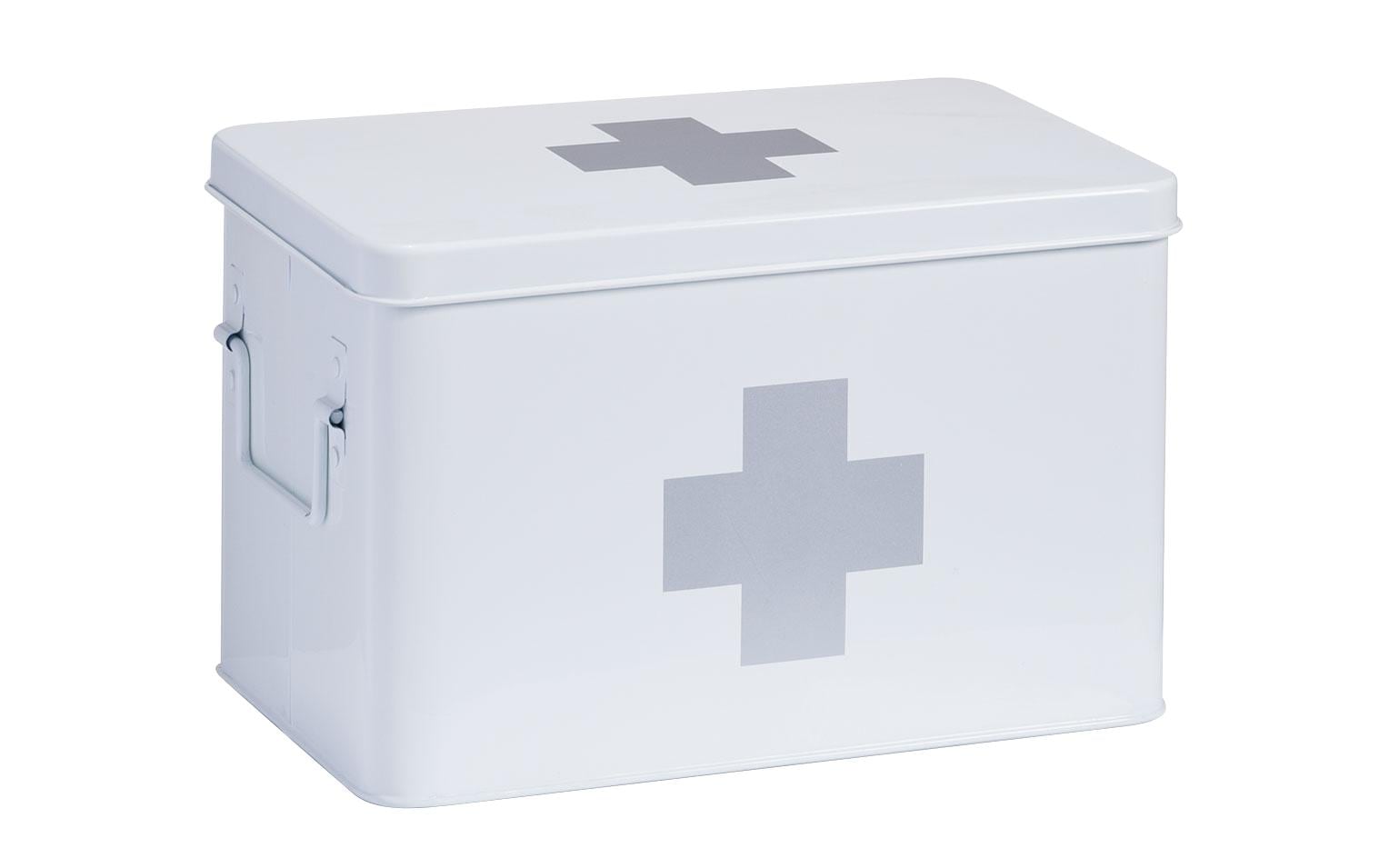 Zeller Present Erste Hilfe Schrank 32 x 19.5 x 20 cm, Weiss