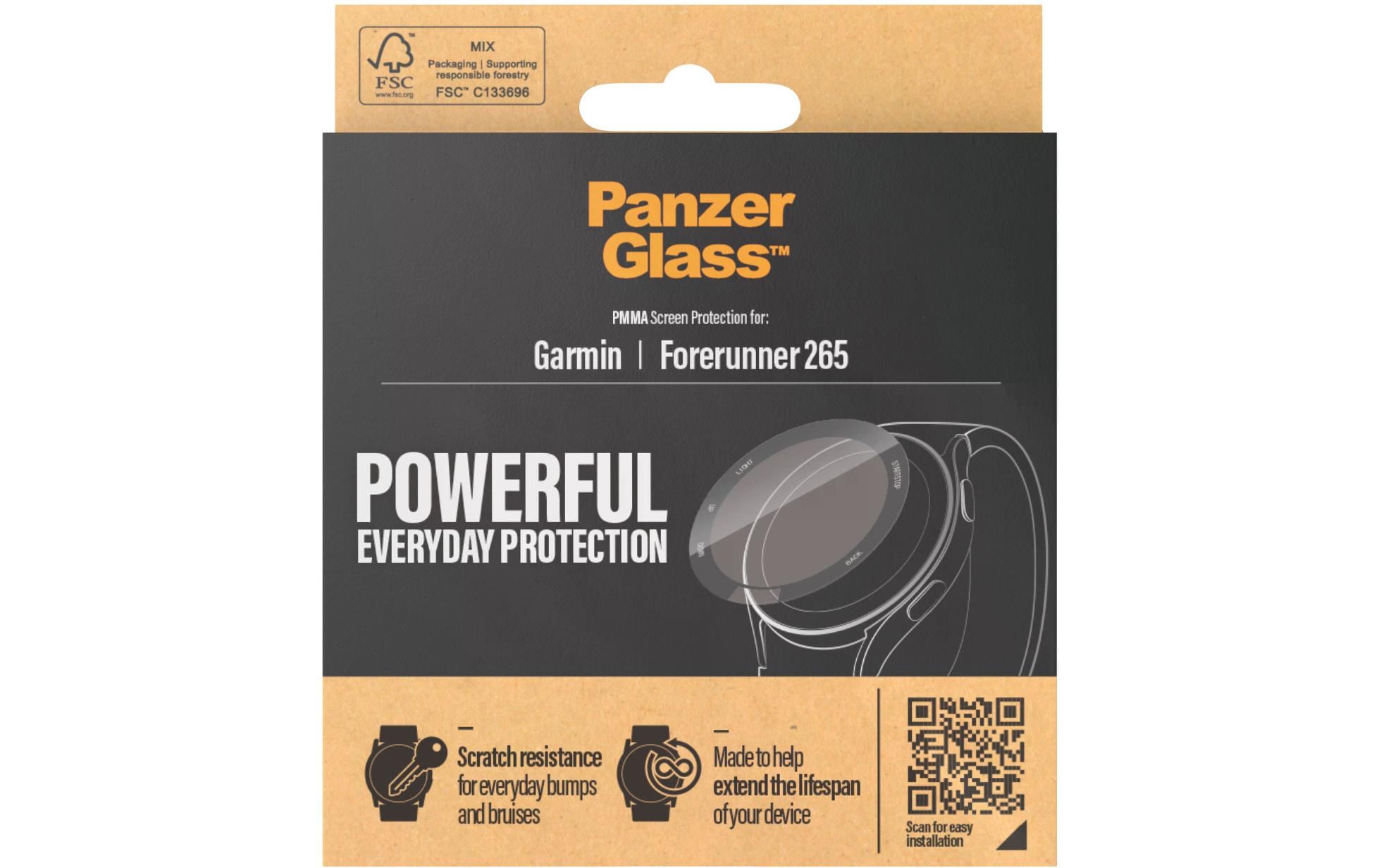 Panzerglass Displayschutz Garmin Forerunner 265 Panzerglass Displayschutz Garmin Forerunner 265