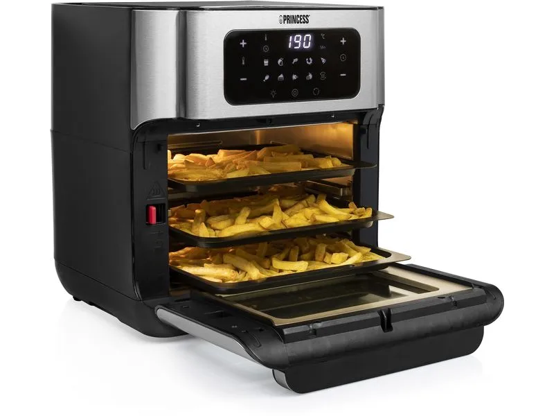 Princess Heissluftofen mit Frittierfunktion 10 l, Schwarz