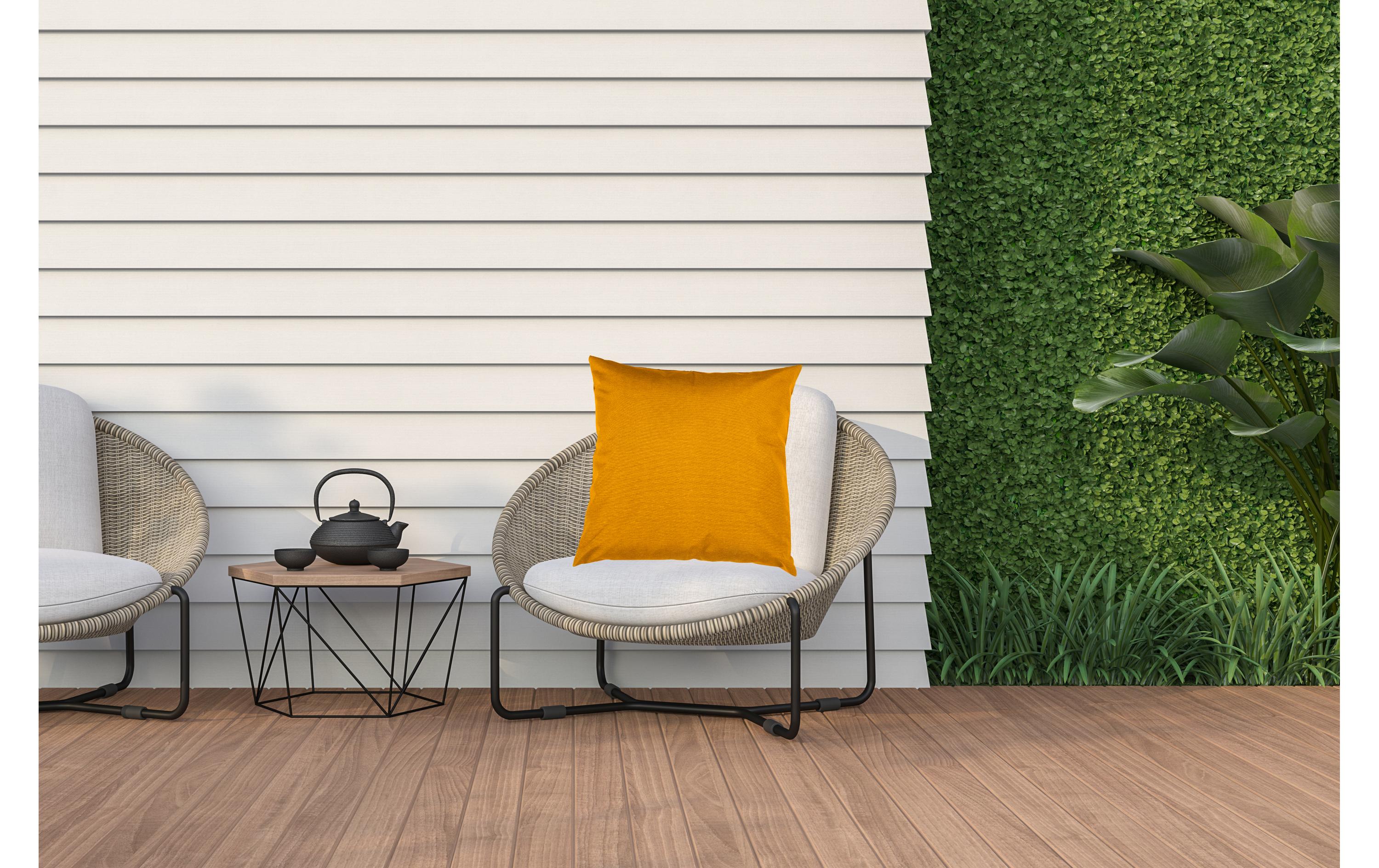 Casa Leon Kissenbezug Lisa Outdoor 40 x 40 cm, Gelb