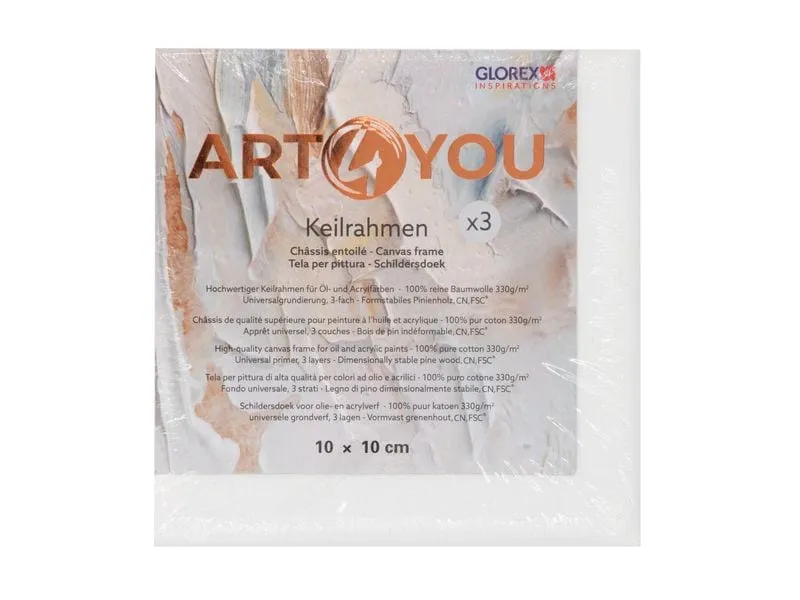 Glorex Keilrahmen 10 x 10 cm, 1.7 cm Glorex Keilrahmen 10 x 10 cm, 1.7 cm