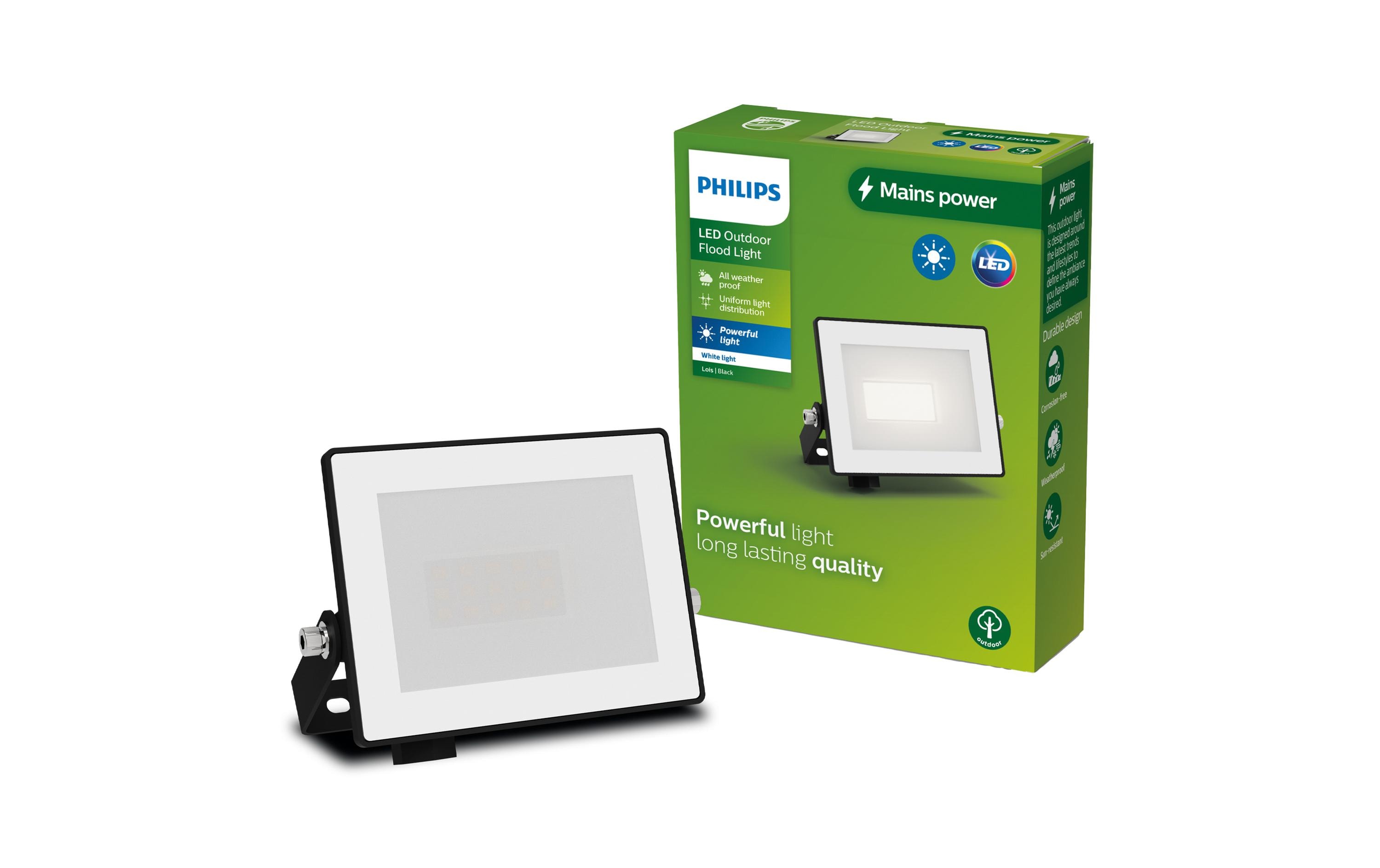 Philips Lois Flutlicht 10W 3000K IP65 10 W