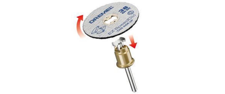 Dremel Aufspanndorn EZ SpeedClic SC406 Starter-Set, 2 Teile Dremel Aufspanndorn EZ SpeedClic SC406 Starter-Set, 2 Teile