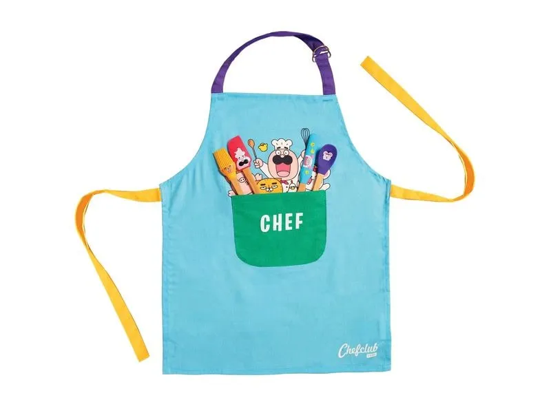 Chefclub Kochschürze mit Fronttasche Blau