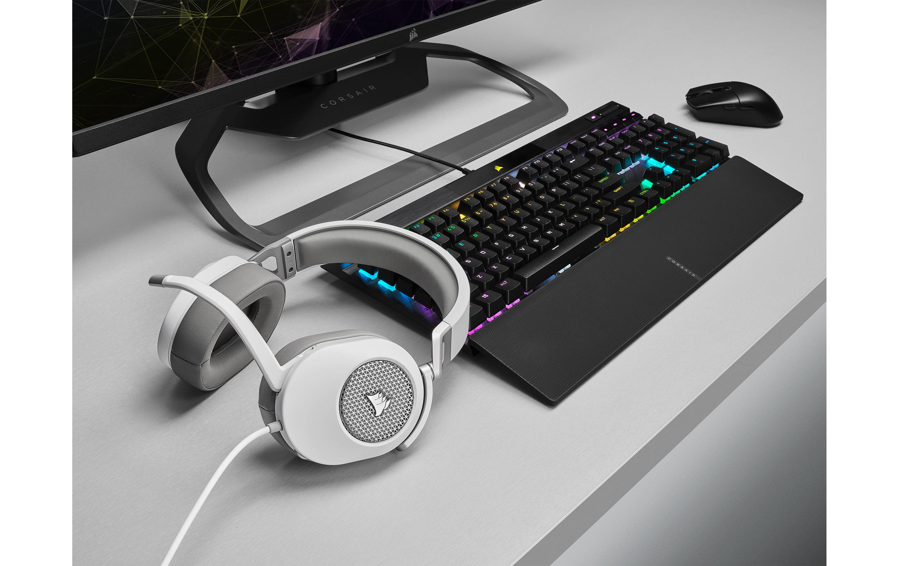 Corsair Headset HS65 Surround Weiss