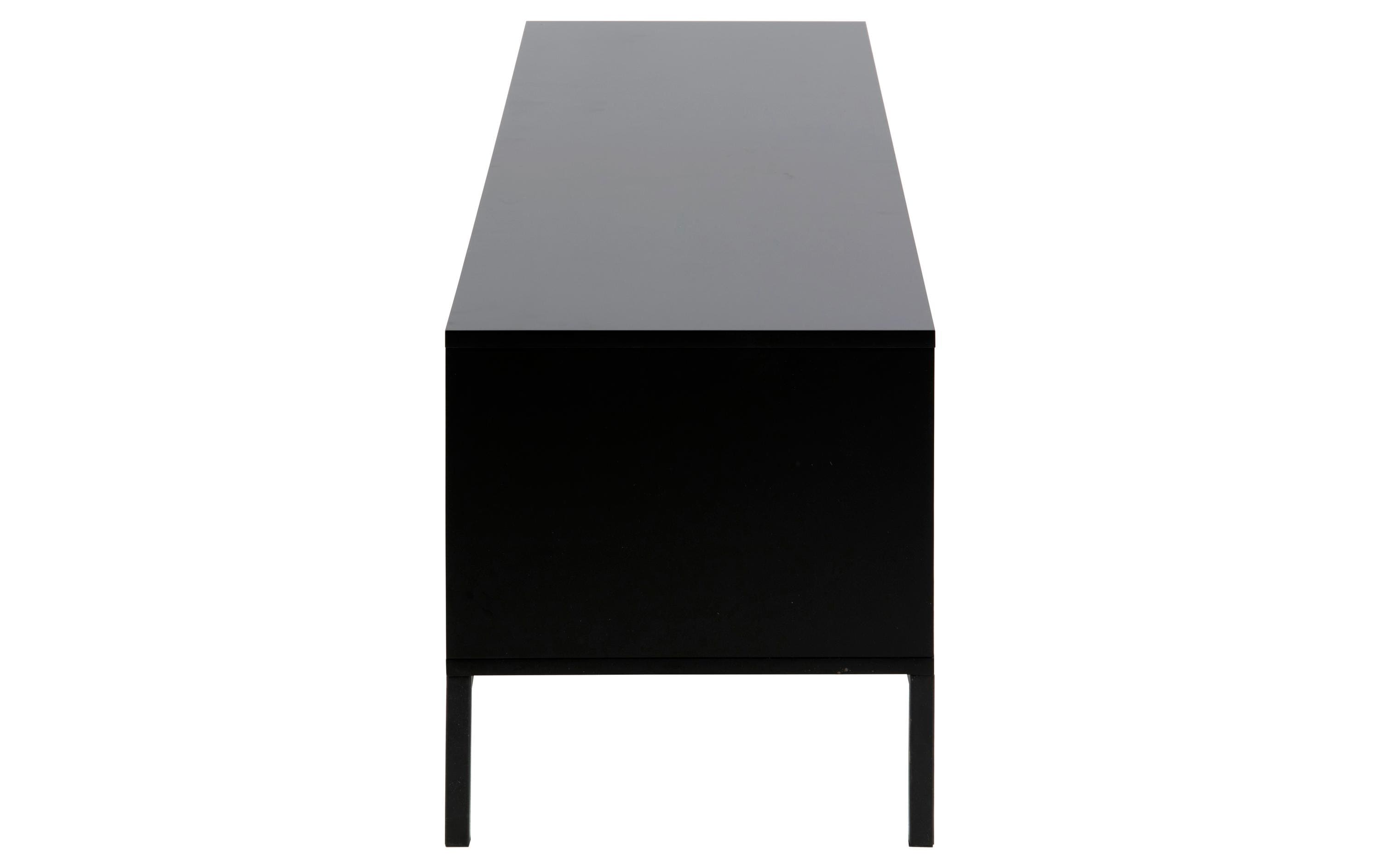 AC Design TV-Möbel Seaford 140 x 40 x 45 cm, Nature/Schwarz