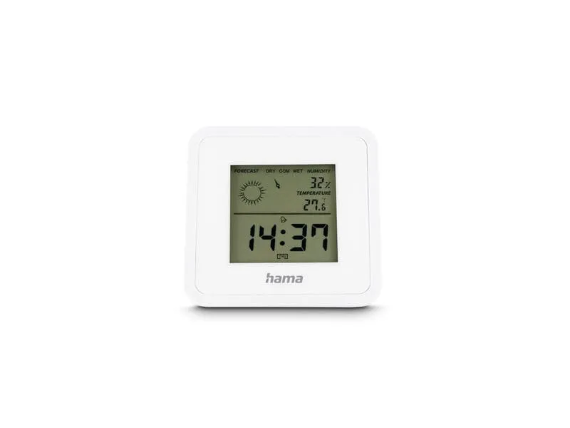 Hama Borneo Thermo-Hygrometer digital für innen weiss