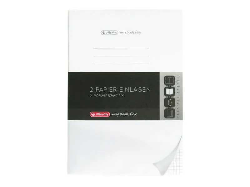 Herlitz Notizblock A4, Kariert, 2x40 Blatt Herlitz Notizblock A4, Kariert, 2x40 Blatt