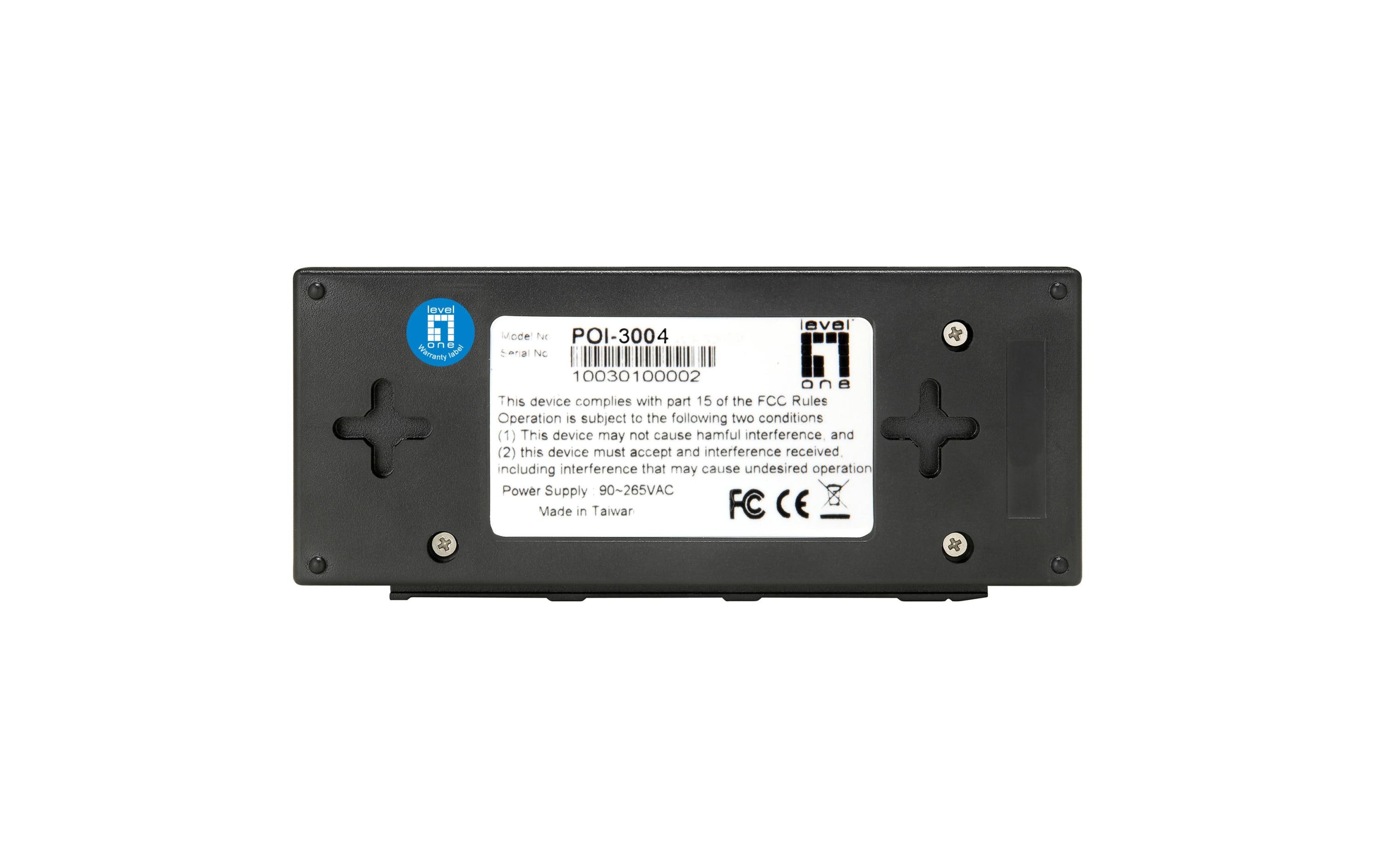 LevelOne PoE Injector POI-3004