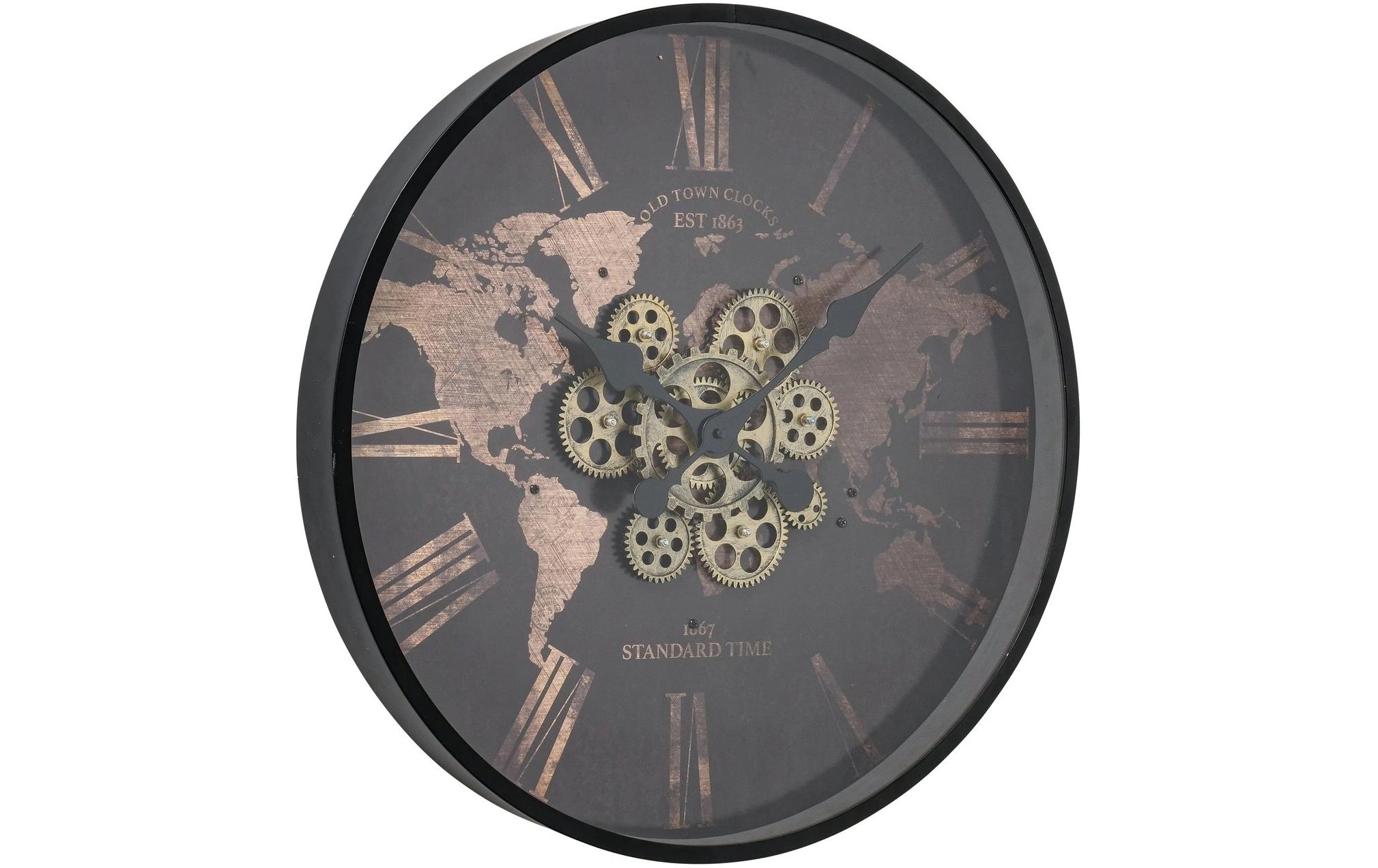 Boltze Wanduhr Rodas Braun/Schwarz