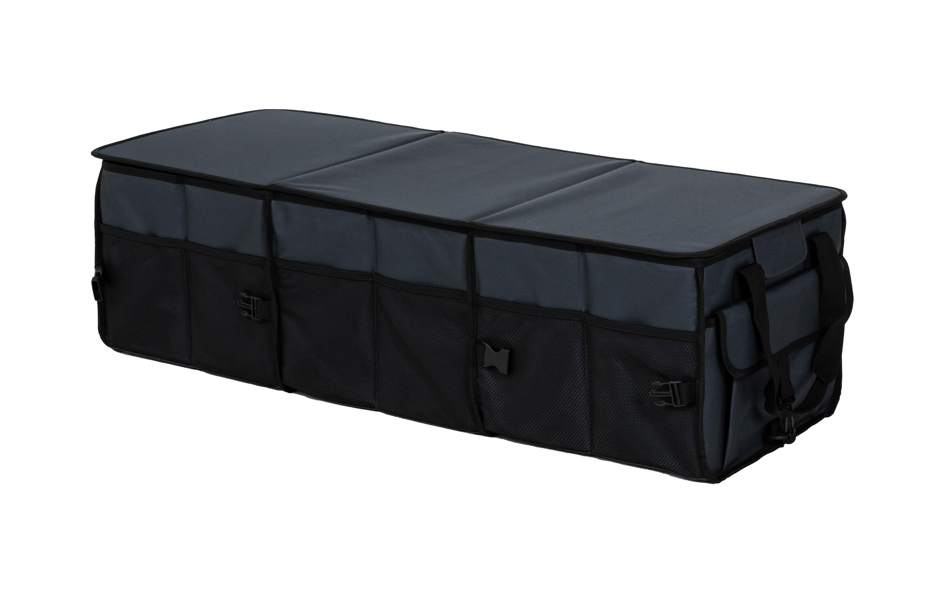 FTM Organizer Kofferraum mit Kühltasche, Dunkelgrau
