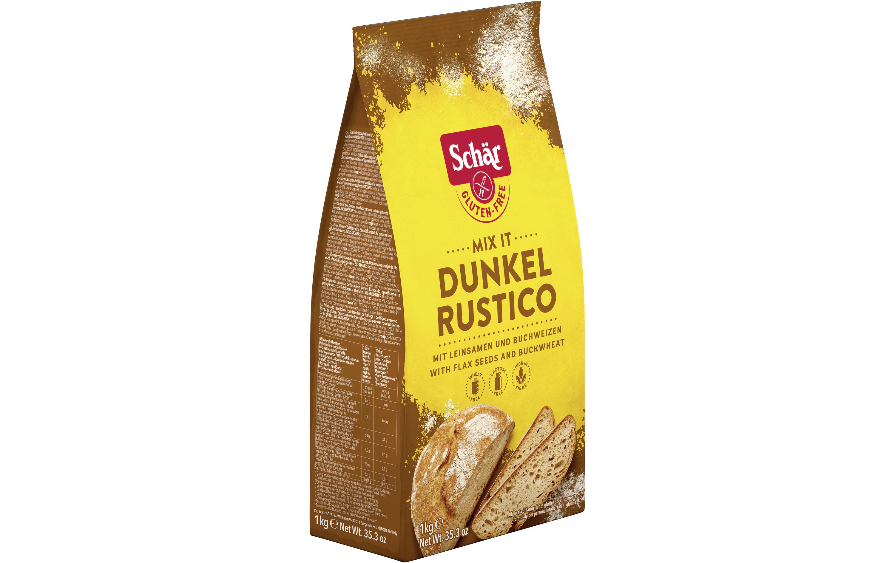 Dr.Schär Backmischung Mix it dunkel glutenfrei 1 kg Dr.Schär Backmischung Mix it dunkel glutenfrei 1 kg