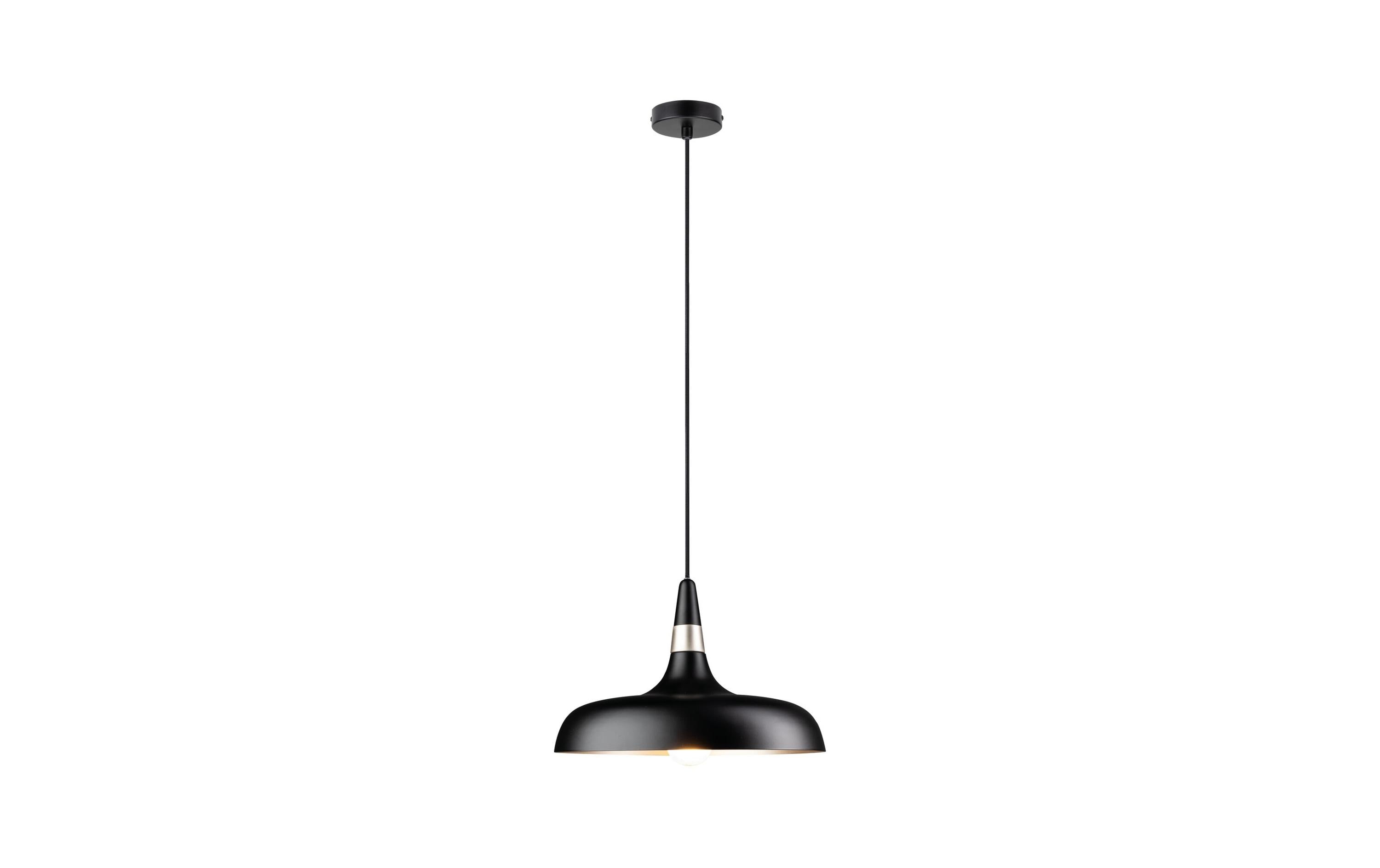 Paulmann Neordic Pendelleuchte Juna E27, Schwarz matt