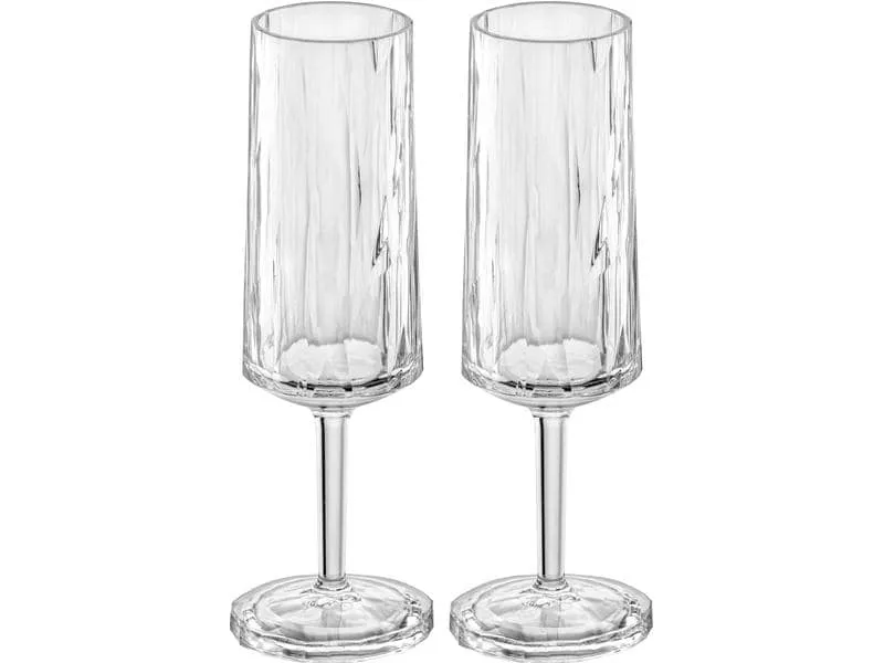 Koziol Sektglas Superglas Club No. 14, 100 ml, 2 Stück