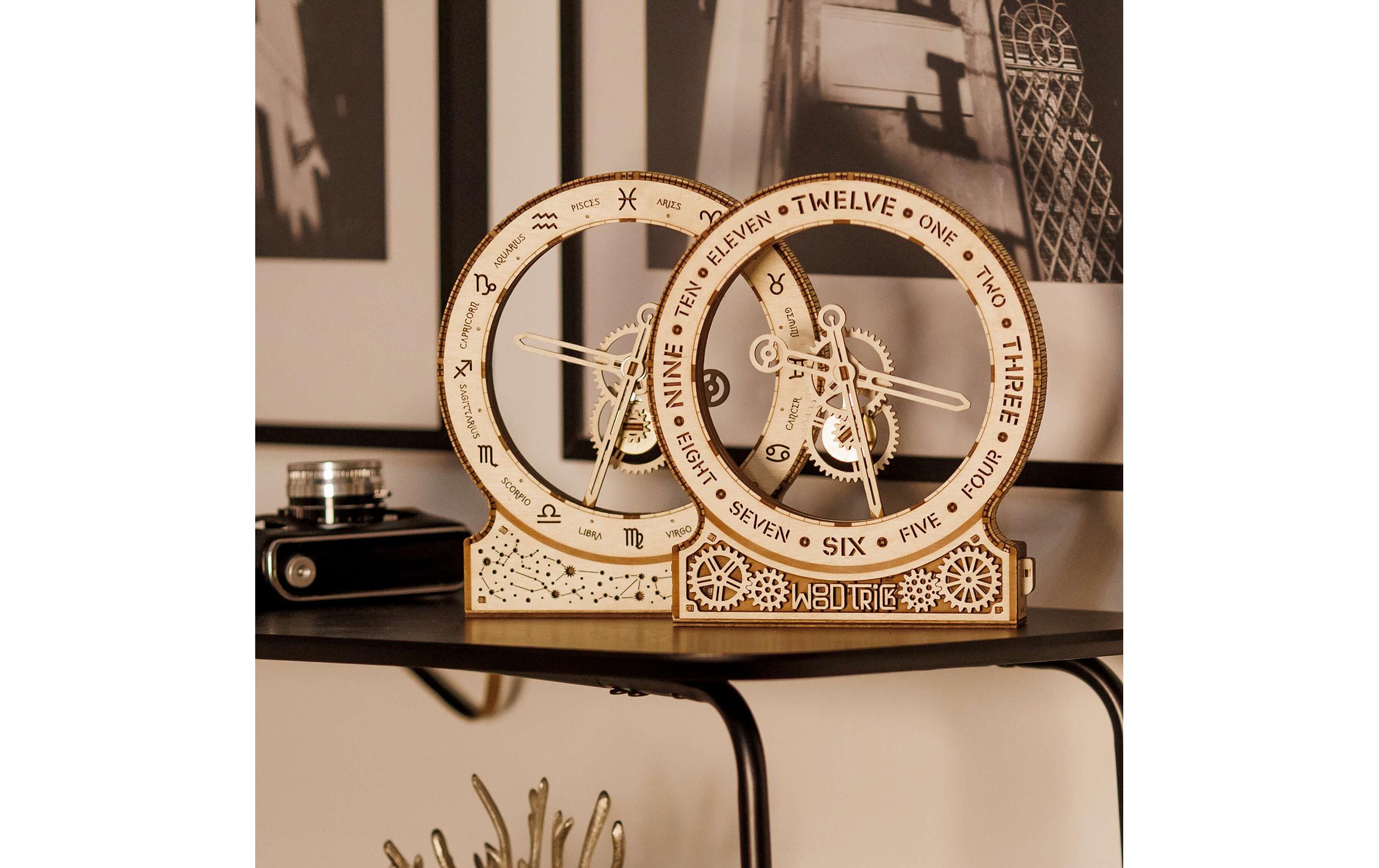 WoodTrick Bausatz Kinetic Clock: Modern